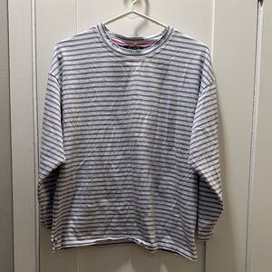 AYR Blue and White Striped Shirt